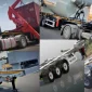 Ağır Yükler İçin Skeletal Semi Trailers İle Taşımacılık